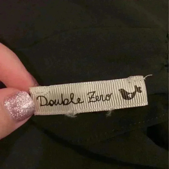 Double zero sheer black shirt - Picture 4 of 4